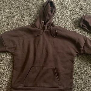 Blushmark, XL, Brown Hoodie & Sweatpants